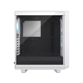 Obudowa PC Fractal Design Meshify 2 Compact RGB biały — ATX/microATX/Mini-ITX, obsługa 3x120 mm z przodu + 1x120 mm z tyłu, napędy 2,5 cala/3,5 cala