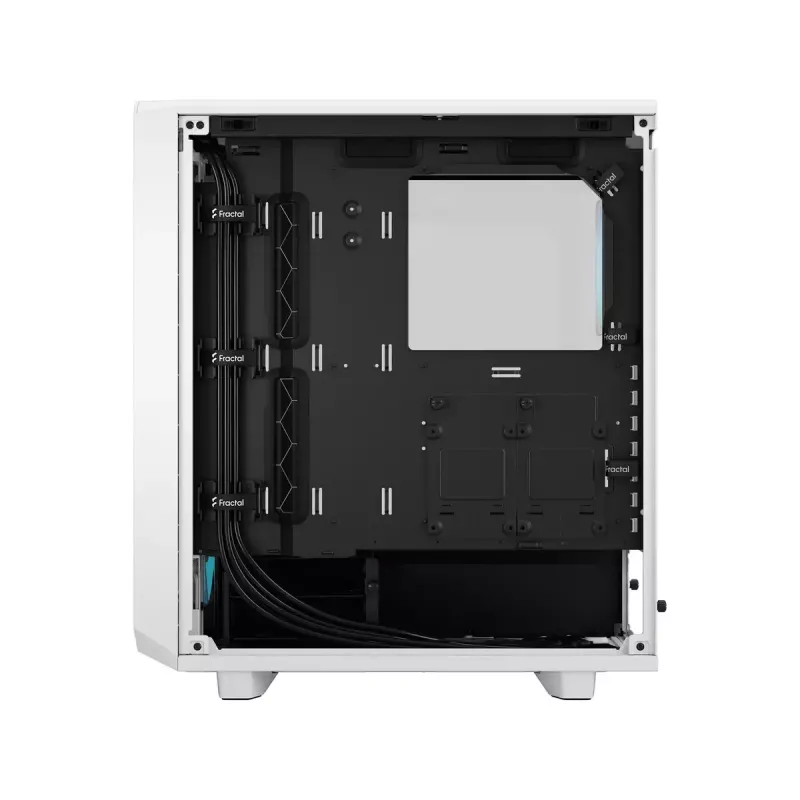 Obudowa PC Fractal Design Meshify 2 Compact RGB biały — ATX/microATX/Mini-ITX, obsługa 3x120 mm z przodu + 1x120 mm z tyłu, napędy 2,5 cala/3,5 cala