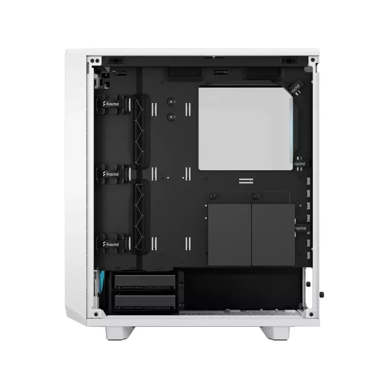 Obudowa PC Fractal Design Meshify 2 Compact RGB biały — ATX/microATX/Mini-ITX, obsługa 3x120 mm z przodu + 1x120 mm z tyłu, napędy 2,5 cala/3,5 cala