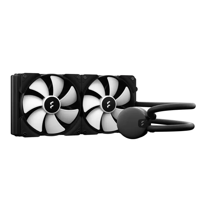 All-in-one liquid CPU cooler Fractal Design Lumen S28 v2 RGB — 140 mm fans, 500–1700 RPM, Czarny