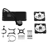 All-in-one liquid CPU cooler Fractal Design Lumen S28 v2 RGB — 140 mm fans, 500–1700 RPM, Czarny