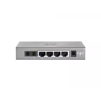 LevelOne 5-portowy przełącznik Fast Ethernet, 1 x SC światłowód wielomodowy