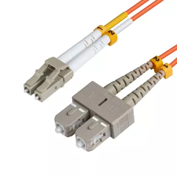 Microconnect FIB420001 kabel InfiniBand/światłowodowy 1 m LC SC Pomarańczowy