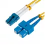 Microconnect FIB421007 Kabel światłowodowy InfiniBand 7 m LC SC Żółty