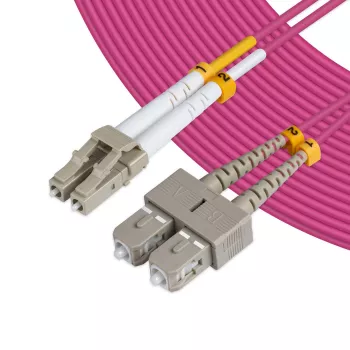 Microconnect FIB422005P kabel InfiniBand/światłowodowy 5 m LC SC fioletowy