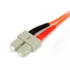 StarTech.com 2m Kabel światłowodowy - Dupleks wielomodowy 62.5/125 LSZH zworka światłowodowa - LC/SC