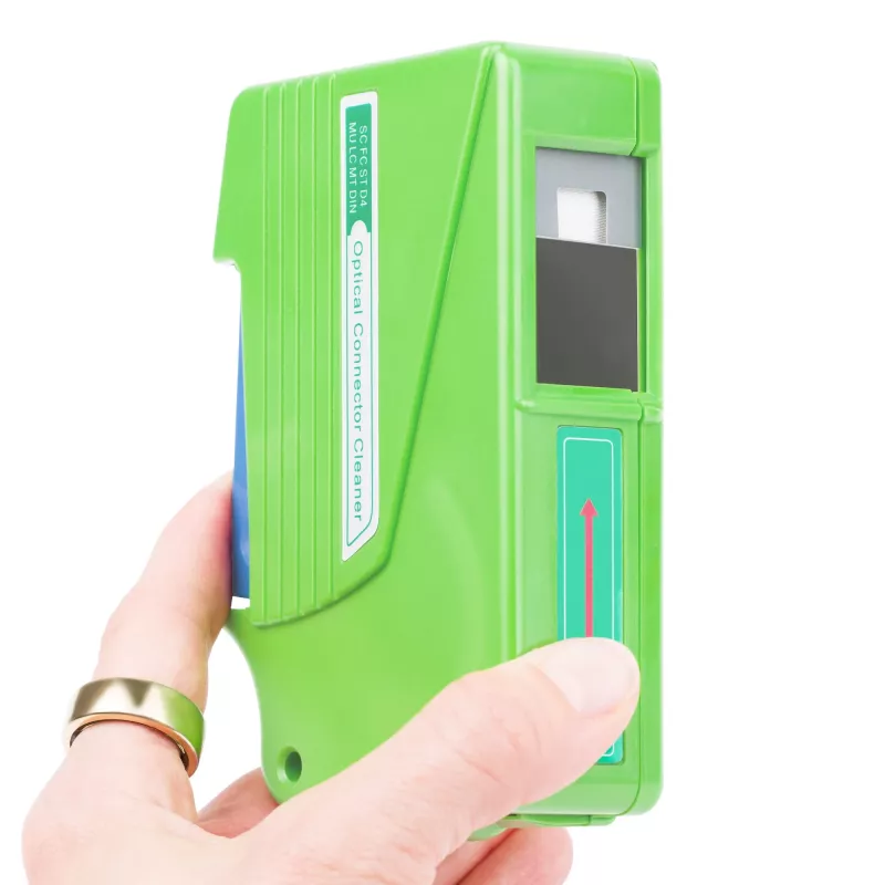 StarTech.com Fiber Optic Cleaner, kaseta czyszcząca do złączy światłowodowych, czyścik do światłowodów LC, czyścik do kabli światłowodowych, do kabli optycznych LC/SC/ST/FC