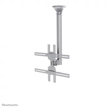 Neomounts FPMA-C400SILVER Uchwyt sufitowy do monitora/telewizora 32-60 cali - wys. 64-104 cm
