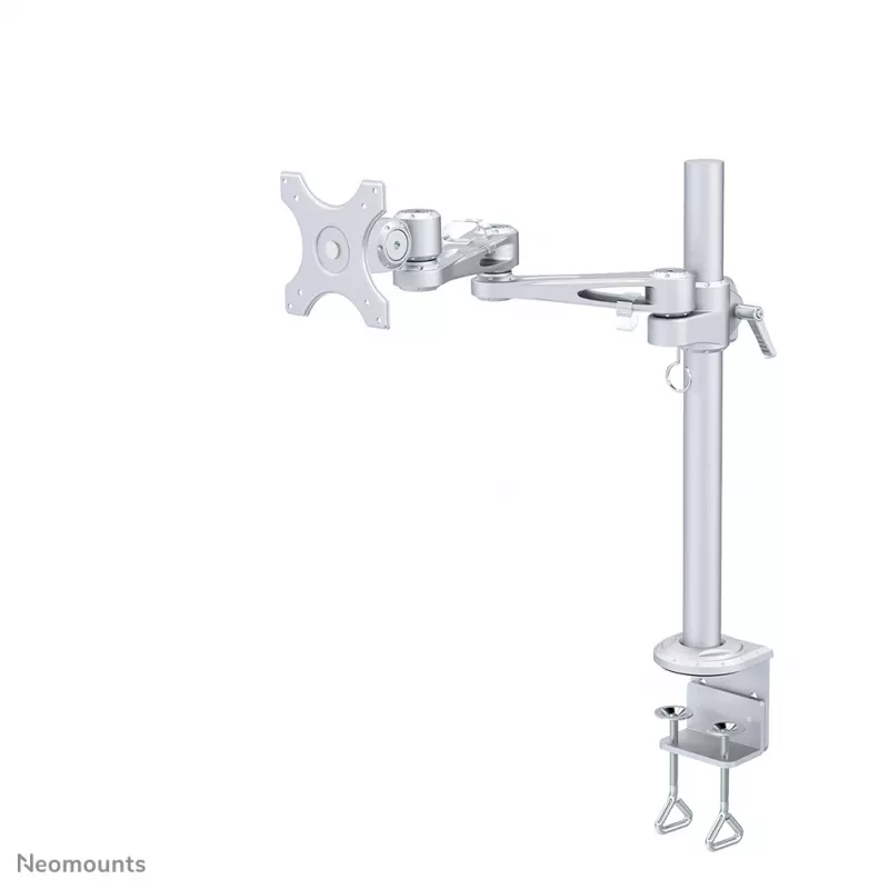 Neomounts FPMA-D935 Ramię do monitora 10-30 cali, zacisk, 10 kg, 25,4 cm (10 cali), 76,2 cm (30 cali), 100 x 100 mm, srebrny