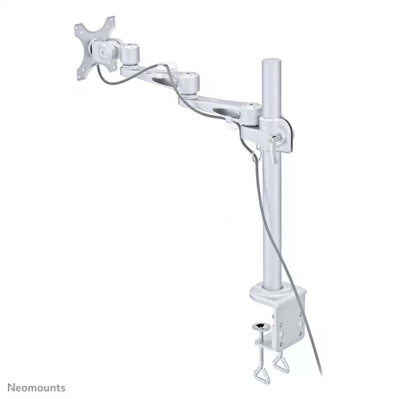 Neomounts FPMA-D935 Ramię do monitora 10-30 cali, zacisk, 10 kg, 25,4 cm (10 cali), 76,2 cm (30 cali), 100 x 100 mm, srebrny