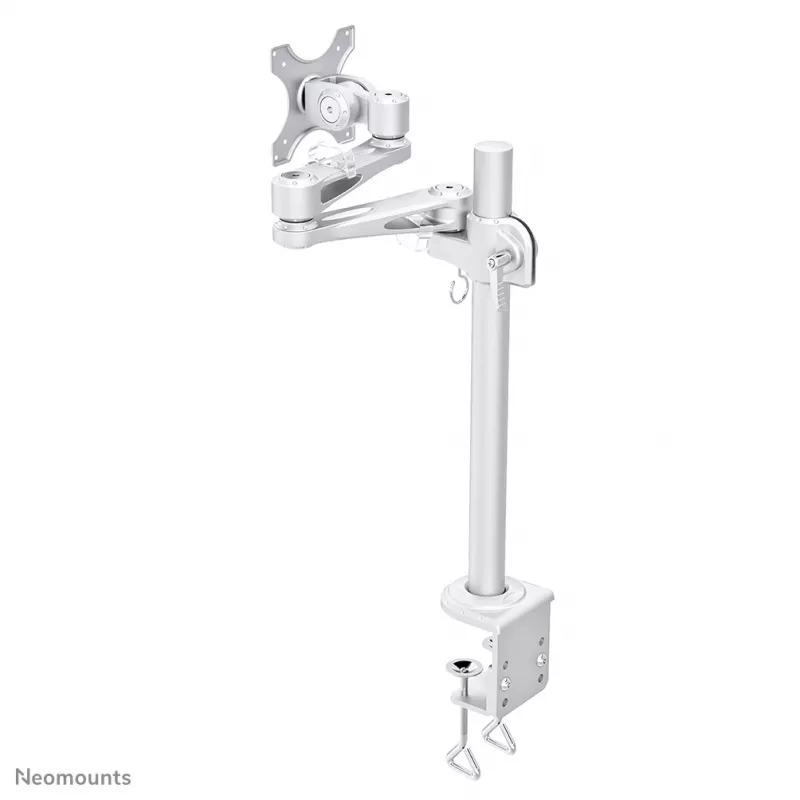 Neomounts FPMA-D935 Ramię do monitora 10-30 cali, zacisk, 10 kg, 25,4 cm (10 cali), 76,2 cm (30 cali), 100 x 100 mm, srebrny