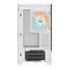 Obudowa PC GIGABYTE C201 PANORAMIC ICE - Mid Tower, m-ATX, wsparcie dla chłodnicy 360 mm, 3 fabrycznie zamontowane wentylatory, USB 3.0, obsługa RGB Fusion