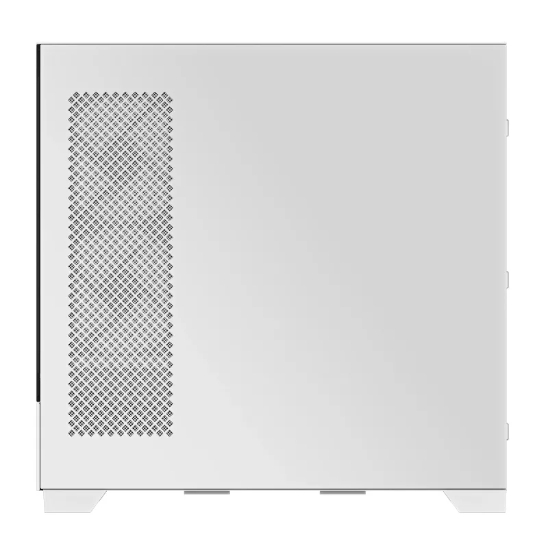 Obudowa PC GIGABYTE C201 PANORAMIC ICE - Mid Tower, m-ATX, wsparcie dla chłodnicy 360 mm, 3 fabrycznie zamontowane wentylatory, USB 3.0, obsługa RGB Fusion