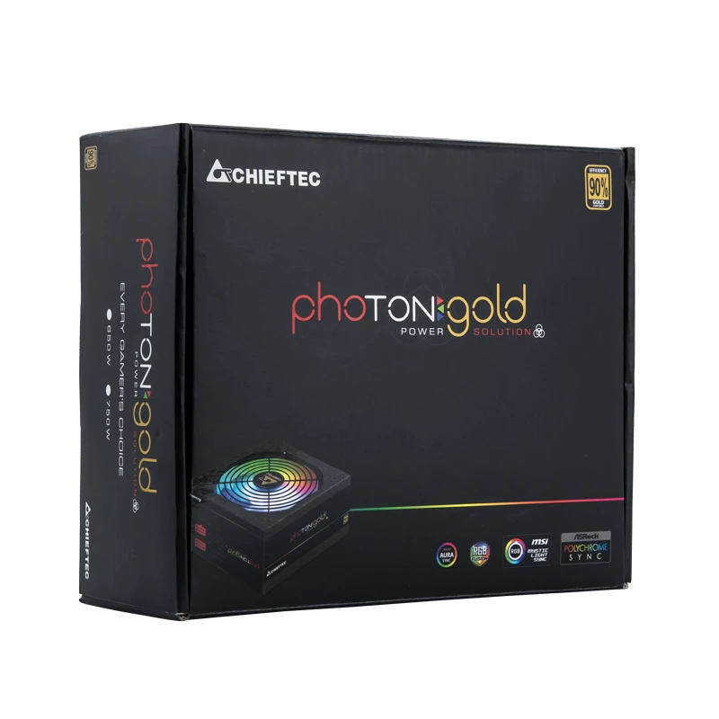 Zasilacz Chieftec Photon GOLD 750 W 20+4 pin ATX PS/2 Czarny