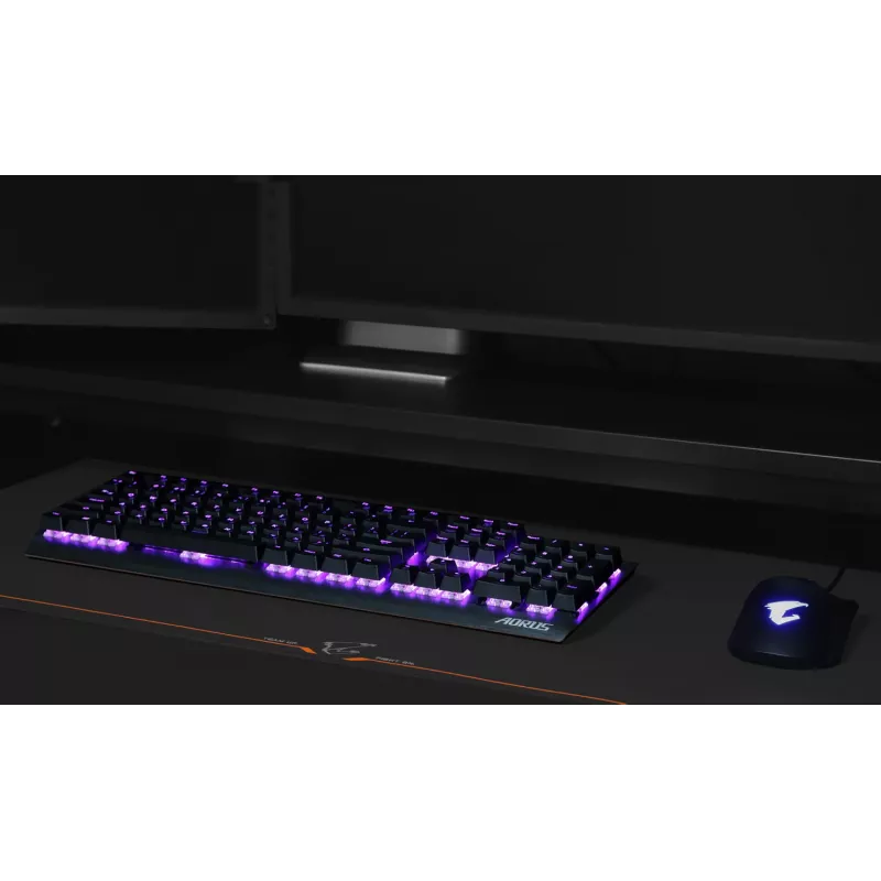 Podkładka pod mysz gamingowa GIGABYTE AMP900 Czarna, Pomarańczowa