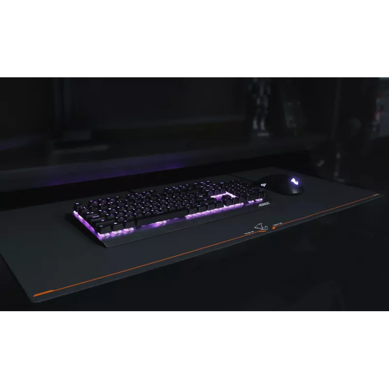 Podkładka pod mysz gamingowa GIGABYTE AMP900 Czarna, Pomarańczowa