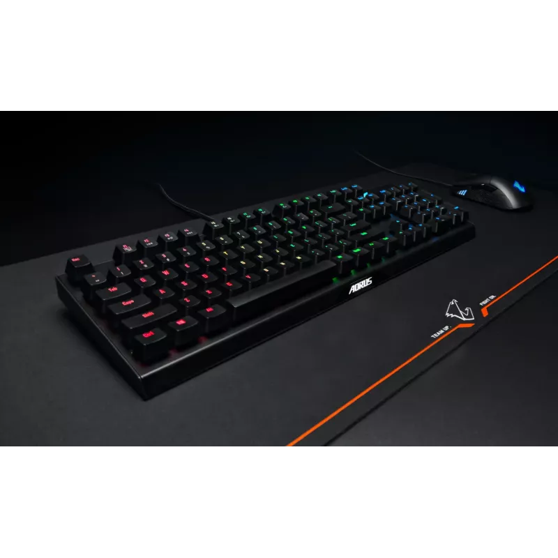 Podkładka pod mysz gamingowa GIGABYTE AMP900 Czarna, Pomarańczowa