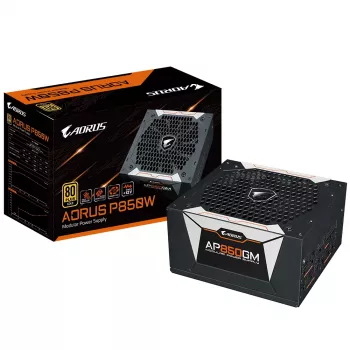 GIGABYTE GP-AP850GM zasilacz 850 W 20+4 pin ATX ATX Czarny
