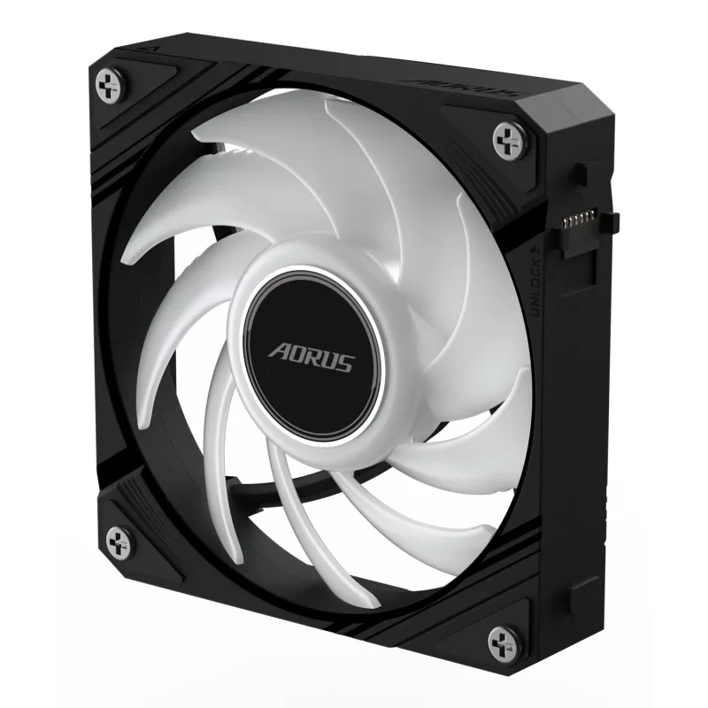 Wszechstronna chłodnica cieczą GIGABYTE AORUS EZ CHAIN FAN 120 12 cm Czarny