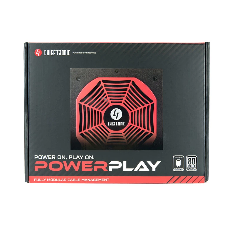 Chieftec PowerPlay zasilacz 850 W 20+4 pin ATX PS/2 Czarny, Czerwony