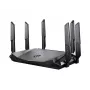 MSI RadiX AX6600 WiFi 6 Trójzakresowy router bezprzewodowy Gigabit Ethernet Trójzakresowy (2.4 GHz / 5 GHz / 5 GHz) Czarny