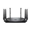 MSI RadiX AX6600 WiFi 6 Trójzakresowy router bezprzewodowy Gigabit Ethernet Trójzakresowy (2.4 GHz / 5 GHz / 5 GHz) Czarny