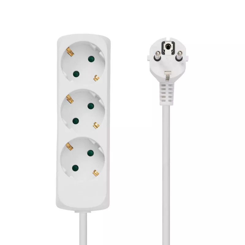 Przedłużacz Microconnect GRU003W 1,8 m 3 gniazda sieciowe AC Wewnętrzny Biały