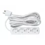 Przedłużacz sieciowy Microconnect GRU00450WDK 5 m 4 gniazda AC Wewnętrzny Biały