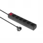 Przedłużacz Microconnect GRU006B 1,8 m 6 gniazd AC Wewnętrzny Czarny