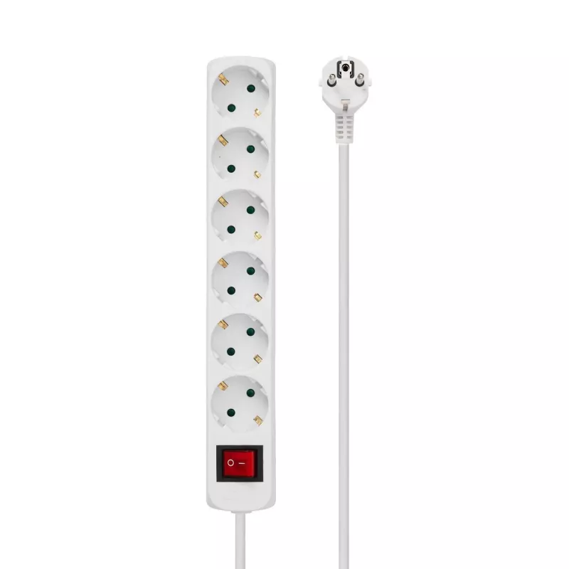 Przedłużacz Microconnect GRU006W 1,8 m 6 gniazd AC wewnątrz biały
