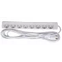 Microconnect GRU00850WDK listwa zasilająca 5 m 8 gniazd AC wewnętrzna biała