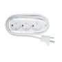 Microconnect GRU035WDK przedłużacz zasilający 5 m 3 gniazda AC Wewnętrzny Biały