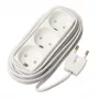 Przedłużacz zasilający Microconnect GRUELU3H050 5 m 3 gniazda AC Biały