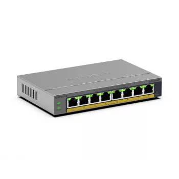 NETGEAR GS108EPP Niezarządzalny przełącznik Gigabit Ethernet (10/100/1000) Power over Ethernet (PoE) do montażu na biurku/ścianie Szary