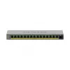 Przełącznik sieciowy zarządzalny L2/L3 Gigabit Ethernet PoE Netgear GS116EPP — 16x RJ‑45 10/100/1000, 1x SFP, 8000 wpisów MAC, Szary