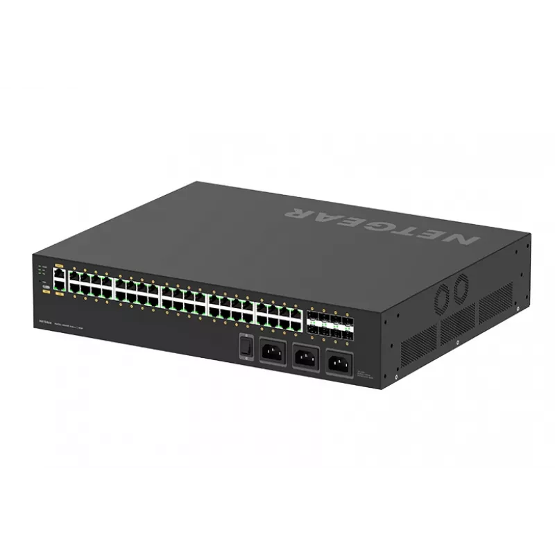 NETGEAR M4250-40G8XF-PoE++ zarządzalny przełącznik L2/L3 Gigabit Ethernet (10/100/1000) Power over Ethernet (PoE) 2U czarny