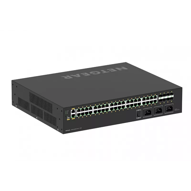 NETGEAR M4250-40G8XF-PoE++ zarządzalny przełącznik L2/L3 Gigabit Ethernet (10/100/1000) Power over Ethernet (PoE) 2U czarny