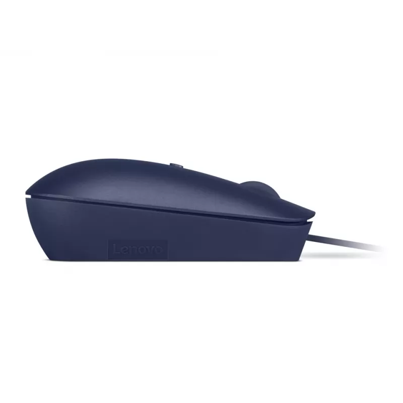 Przewodowa mysz optyczna USB-C Lenovo GY51D20878, symetryczna, 2400 DPI, 4 przyciski, niebieska