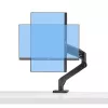 StarTech.com Uchwyt Biurkowy do Monitora do 49-calowych Zakrzywionych Ekranów Ultrawide 32:9, Ramię Sprężynowe Mechaniczne, Zacisk C/Przepust, Regulacja Beznarzędziowa, Maks. 44 funty/20 kg