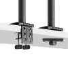 StarTech.com Uchwyt Biurkowy do Monitora do 49-calowych Zakrzywionych Ekranów Ultrawide 32:9, Ramię Sprężynowe Mechaniczne, Zacisk C/Przepust, Regulacja Beznarzędziowa, Maks. 44 funty/20 kg