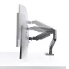 StarTech.com Uchwyt Biurkowy do Monitora do 49-calowych Zakrzywionych Ekranów Ultrawide 32:9, Ramię Sprężynowe Mechaniczne, Zacisk C/Przepust, Regulacja Beznarzędziowa, Maks. 44 funty/20 kg