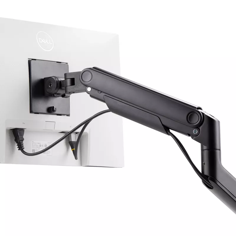 StarTech.com Uchwyt Biurkowy do Monitora do 49-calowych Zakrzywionych Ekranów Ultrawide 32:9, Ramię Sprężynowe Mechaniczne, Zacisk C/Przepust, Regulacja Beznarzędziowa, Maks. 44 funty/20 kg