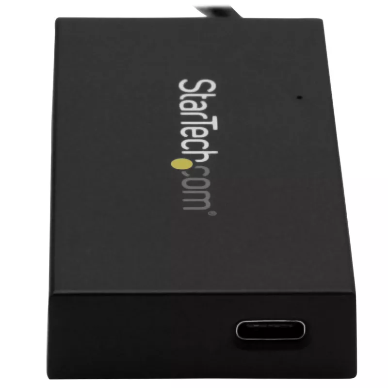 StarTech.com 4 Port USB 3.0 Hub - USB Type-A Hub z 1x USB-C i 3x USB-A (SuperSpeed 5 Gb/s) - zasilany z magistrali USB lub samodzielnie - Przenośny hub USB 3.1/3.2 Gen 1 BC 1.2 do ładowania z zasilaczem~4 Port USB 3.0 Hub - USB Type-A Hub z 1x USB-C i 3x USB-A (SuperSpeed 5 Gb/s) - zasilany z magistrali USB lub samodzielnie - Przenośny hub USB 3.2 Gen 1 BC 1.2 do ładowania z zasilaczem