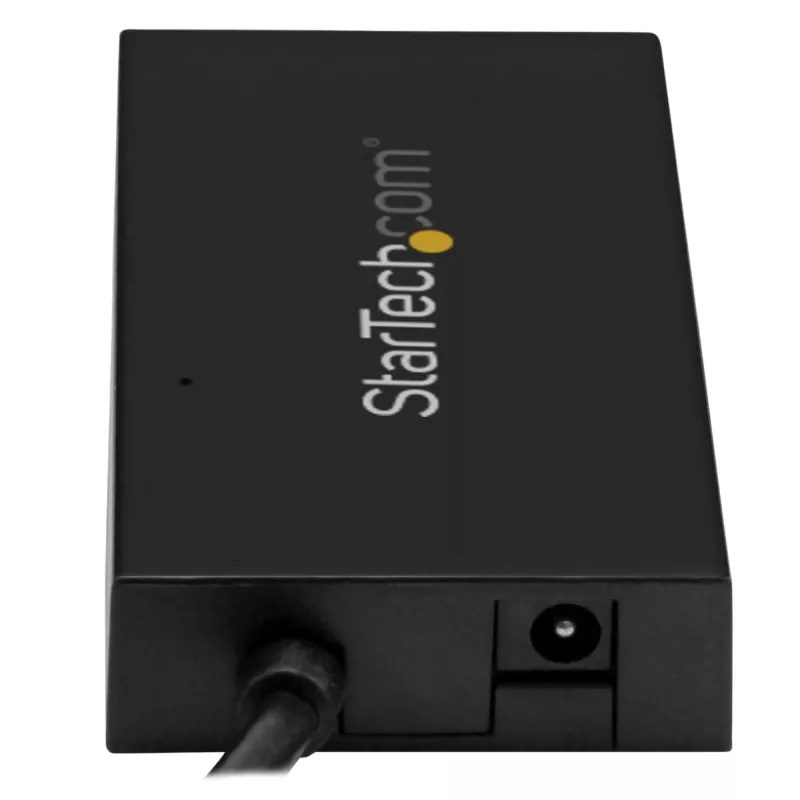 StarTech.com 4 Port USB 3.0 Hub - USB Type-A Hub z 1x USB-C i 3x USB-A (SuperSpeed 5 Gb/s) - zasilany z magistrali USB lub samodzielnie - Przenośny hub USB 3.1/3.2 Gen 1 BC 1.2 do ładowania z zasilaczem~4 Port USB 3.0 Hub - USB Type-A Hub z 1x USB-C i 3x USB-A (SuperSpeed 5 Gb/s) - zasilany z magistrali USB lub samodzielnie - Przenośny hub USB 3.2 Gen 1 BC 1.2 do ładowania z zasilaczem