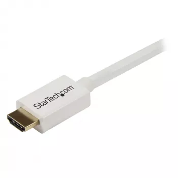 StarTech.com Kabel HDMI CL3 do montażu w ścianie 3 m / 10 ft z Ethernetem – Ultra HD HDMI 1.4, 4K 30 Hz, 10.2 Gbps, 30 AWG, biały