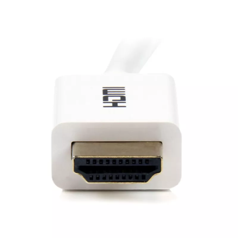 StarTech.com Kabel HDMI CL3 do montażu w ścianie 3 m / 10 ft z Ethernetem – Ultra HD HDMI 1.4, 4K 30 Hz, 10.2 Gbps, 30 AWG, biały
