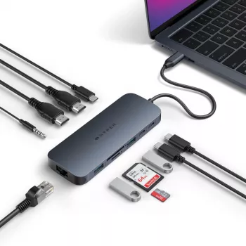 Targus HD4006GL stacja dokująca/replikator portów do laptopa USB 3.2 Gen 2 (3.1 Gen 2) Type-C Czarny