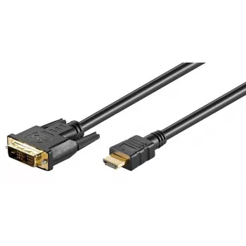 Kabel wideo Microconnect HDM191811.5 1.5 m HDMI DVI-D Czarny