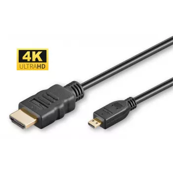 Kabel Microconnect 4K HDMI A-D, 2m