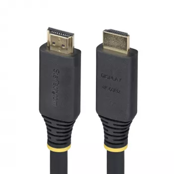 StarTech.com 10m (32.8ft) Aktywny kabel HDMI High Speed, 4K 60Hz/1440p 144Hz, HDR10/HDCP 2.2/ARC, 18Gbps, UHD HDMI 2.0 do TV/monitora/wyświetlacza, płaszcz TPE